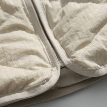 Load image into Gallery viewer, White Duck Down Quilted Plaid Loose Vest