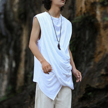 Load image into Gallery viewer, Summer Cotton Linen Sleeveless Vest