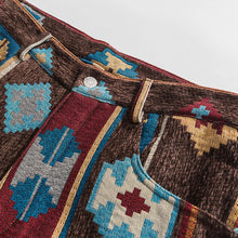 Load image into Gallery viewer, Street Ethnic Jacquard Casual Pants