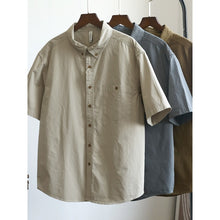 Load image into Gallery viewer, Japanese Retro Cotton Cargo Shirt