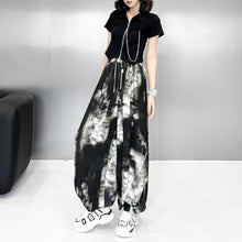 Load image into Gallery viewer, Tie-dyed Loose Ice Silk Casual Bloomers
