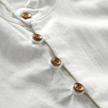 Load image into Gallery viewer, Solid Color Stand Collar Slim Shirt