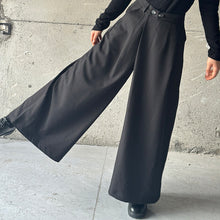 Load image into Gallery viewer, Simple Two-button Wide-leg Trouser Culottes