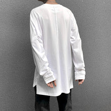 Load image into Gallery viewer, Mid-length Loose Split Hem Bottoming Shirt