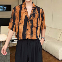 Load image into Gallery viewer, Tie-dye Splash Ink Printing Short-sleeved Shirt