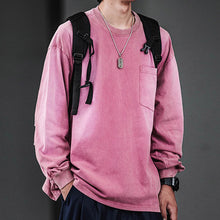 Load image into Gallery viewer, Vintage Washed Distressed Long Sleeve T-shirt