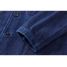 Load image into Gallery viewer, Indigo Dyed Lapel Washed Jacket