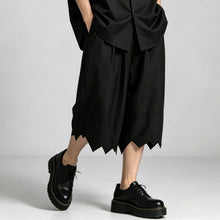 Load image into Gallery viewer, Unisex Loose-Fit Irregular-Hem Shorts