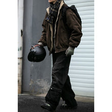 Load image into Gallery viewer, Japanese Retro Style Lamb Wool Cotton Coat