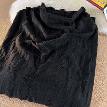 Load image into Gallery viewer, Hollow Out Hole Pile Collar Short Sleeve Top