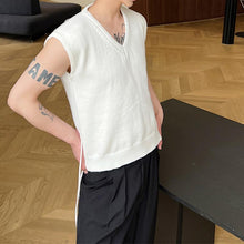 Load image into Gallery viewer, V Neck Back Hollow Knit Vest