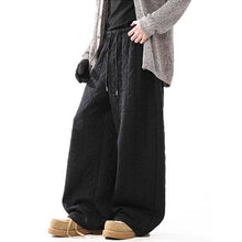 Load image into Gallery viewer, Diamond Thickened Cotton Casual Wide-Leg Pants
