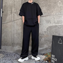 Load image into Gallery viewer, Patchwork Beaded Short Sleeve T-Shirt