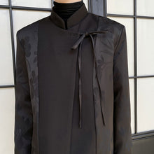 Load image into Gallery viewer, Winter Retro Reversible Satin Jacquard Patchwork Jacket