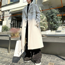 Load image into Gallery viewer, PU Leather Over-the-knee Panelled Coat