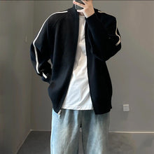 Load image into Gallery viewer, Stand Collar Loose Knit Cardigan