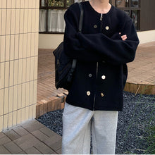 Load image into Gallery viewer, Loose Buttoned Sweater Jacket