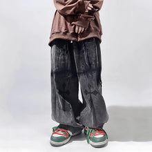 Load image into Gallery viewer, Retro Mid-rise Straight Leg Loose Overalls