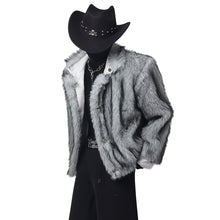 Load image into Gallery viewer, Large Fur Collar Warm Reversible Jacket