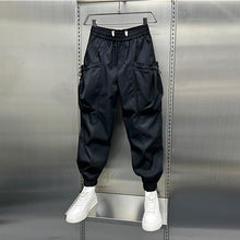 Load image into Gallery viewer, Loose-fitting Large Pocket Straight Sweatpants