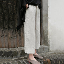 Load image into Gallery viewer, Drawstring Linen Thin Wide-Leg Pants