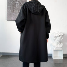 Load image into Gallery viewer, Fake Two Piece Hooded Windbreaker Jacket