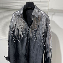 Load image into Gallery viewer, Embroidered Sequin Shirt