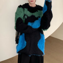 Load image into Gallery viewer, Retro Color Block Sweater