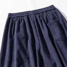 Load image into Gallery viewer, Japanese Embroidered Oversized Corduroy Pants