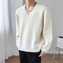 Load image into Gallery viewer, V-neck Pullover Knit Sweater