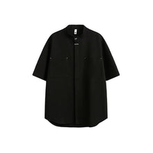 Load image into Gallery viewer, Summer Stand-up Collar Draped Shirt
