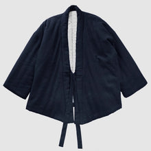 Load image into Gallery viewer, Zen-inspired Diagonal-front Tie Cotton Coat