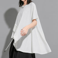 Load image into Gallery viewer, Women's Batwing Loose-fitting Waist Patchwork T-shirt