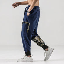 Load image into Gallery viewer, Linen And Cotton Casual Embroidered Bloomers