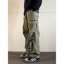 Load image into Gallery viewer, Quick-dry Loose Straight-leg Multi Pocket Utility Cargo Pants
