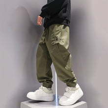 Load image into Gallery viewer, Retro Loose-fitting Cargo Trousers