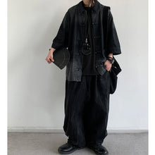 Load image into Gallery viewer, Vintage Loose Buttoned Denim Top