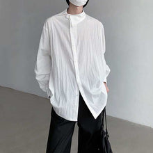 Load image into Gallery viewer, Irregular Collar Thin Loose Shirt