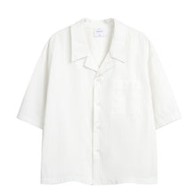 Load image into Gallery viewer, Boxy-fit Cotton Utility Short-sleeve Shirt