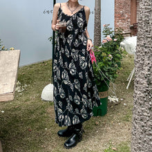 Load image into Gallery viewer, Mesh Loose Round Neck Straight Dress