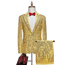 Load image into Gallery viewer, Sequined Suit Set Stage Performance Party Tuxedo