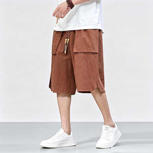 Load image into Gallery viewer, Thin Loose-fitting Straight-leg Casual Shorts