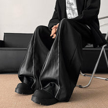 Load image into Gallery viewer, American Style Loose Leather Wide-leg Pants