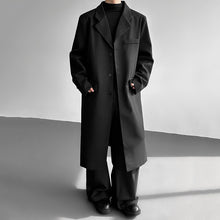 Load image into Gallery viewer, Jacquard Scarf Over-the-knee Wool Coat