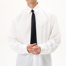 Load image into Gallery viewer, Wrinkle-resistant Detachable Tie Draped Shirt