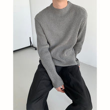 Load image into Gallery viewer, Slim Fit Half Turtleneck Base Knit Sweater