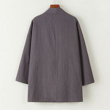 Load image into Gallery viewer, Loose cardigan cotton and linen Coat