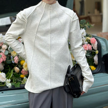 Load image into Gallery viewer, Half Turtleneck Long-sleeved T-shirt