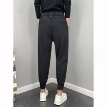Load image into Gallery viewer, Nine-point Loose Casual Suit Pants