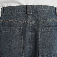 Load image into Gallery viewer, American Denim Cropped Loose Wide-leg Shorts